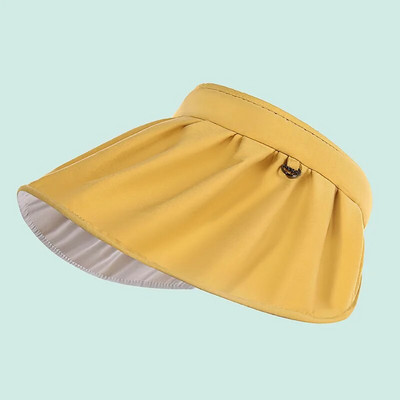 Ljeto Jednobojna bombona Prazna kapa sa šiltom za sunce Traka za glavu Topless Šešir Vanjska plaža UV zaštita Shell-like Bonnet Casquette Homme