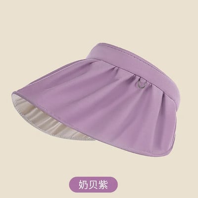 Ljeto Jednobojna bombona Prazna kapa sa šiltom za sunce Traka za glavu Topless Šešir Vanjska plaža UV zaštita Shell-like Bonnet Casquette Homme
