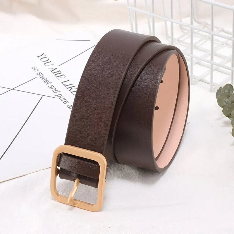 Novi ženski remen s četvrtastom kopčom Studentska moda, trendi ukrasni remen u korejskom stilu
