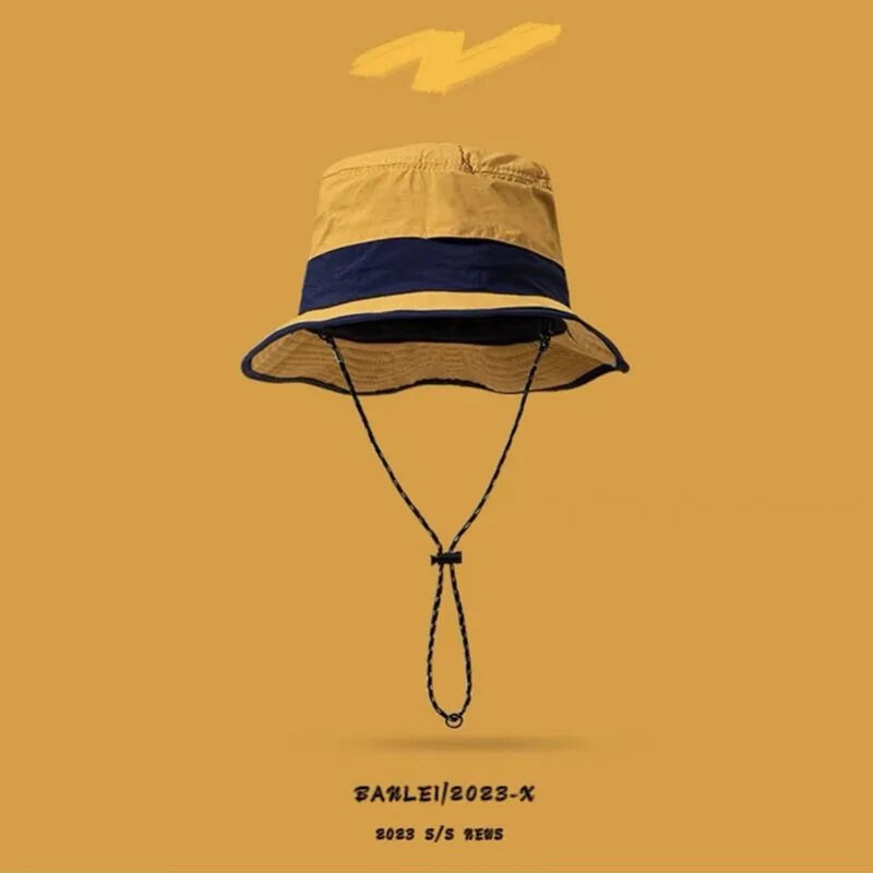 Novi vodootporni šešir za muškarce i žene, proljeće i ljeto, sklopiva torba, brzosušeći vanjski suncobran, kapa za pecanje na vezanje