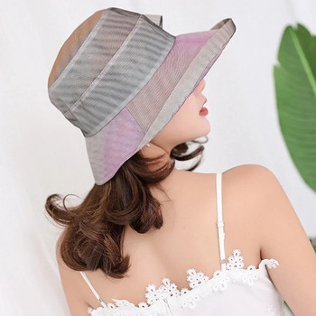 Καλοκαιρινό πτυσσόμενο Sunbonnet Κομψά γυναικεία καπέλα Κομψά γυναικεία καπέλα μόδας Αξεσουάρ για γυναίκες Καλοκαιρινή προστασία Καπέλα ηλίου Δώρα
