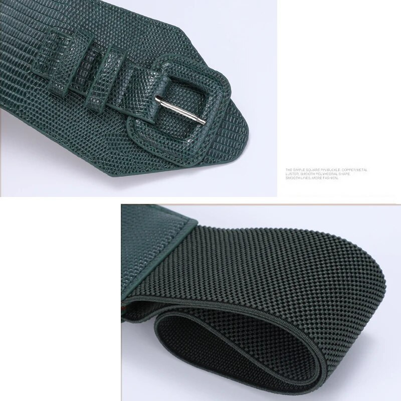 Pojas s korzetom veće veličine Ženski dizajnerski pojasevi za žene Haljine Široke rastezljive kopče s gumama Elastični Ceinture Femme veliki pojas