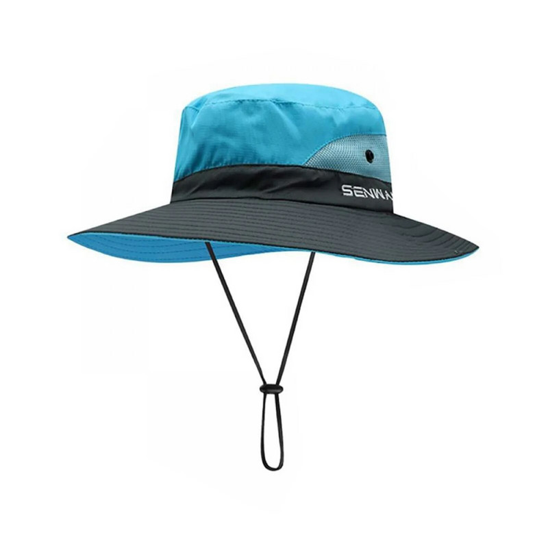 Moteriška arklio uodegos kepurė nuo saulės lauke greitai džiūstanti UPF 50+ kibiras paplūdimio kepuraitė UV sulankstoma tinklinė plati žvejybinė kepurė Reguliuojama madinga kepurė