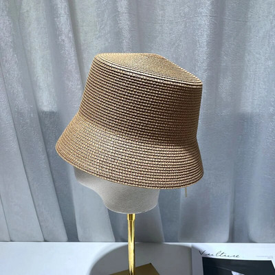 női sapka Lapos vödörsapka összecsukható mosdókalap vintage vödör szalmakalap női nyári strand kis karimájú napkalap napvédelem