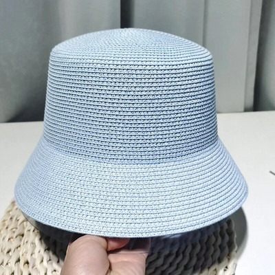 női sapka Lapos vödörsapka összecsukható mosdókalap vintage vödör szalmakalap női nyári strand kis karimájú napkalap napvédelem