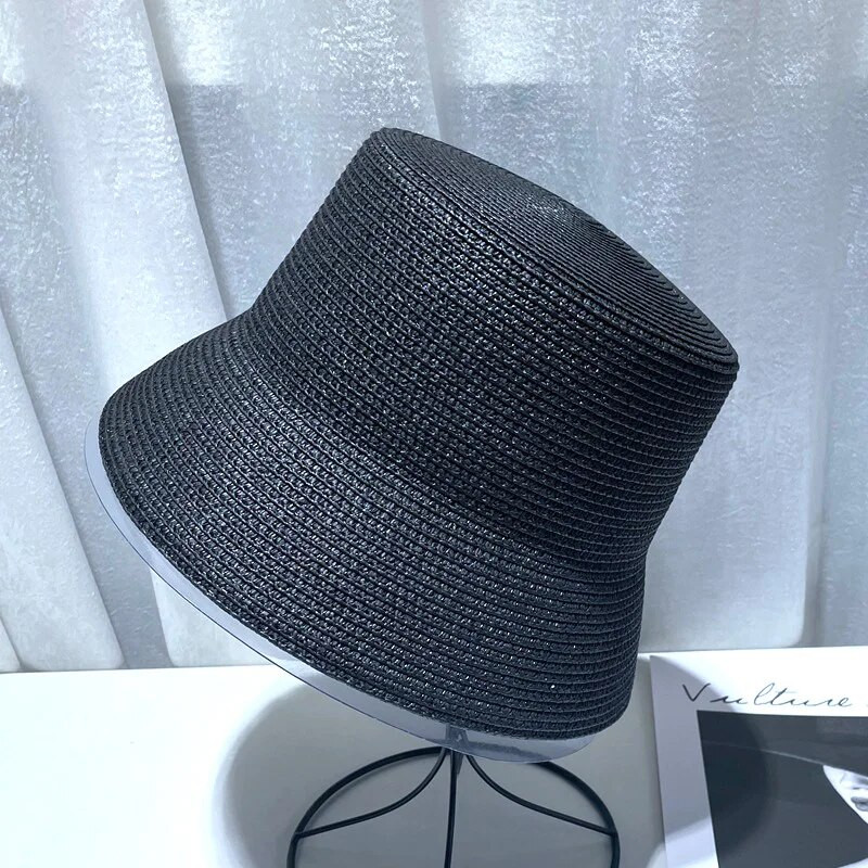 női sapka Lapos vödörsapka összecsukható mosdókalap vintage vödör szalmakalap női nyári strand kis karimájú napkalap napvédelem