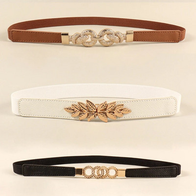 3 komada u kombinaciji remen ženska ukrasna elastika s haljinom džemper odijelo struk jednostavan remen svestrani modni remen