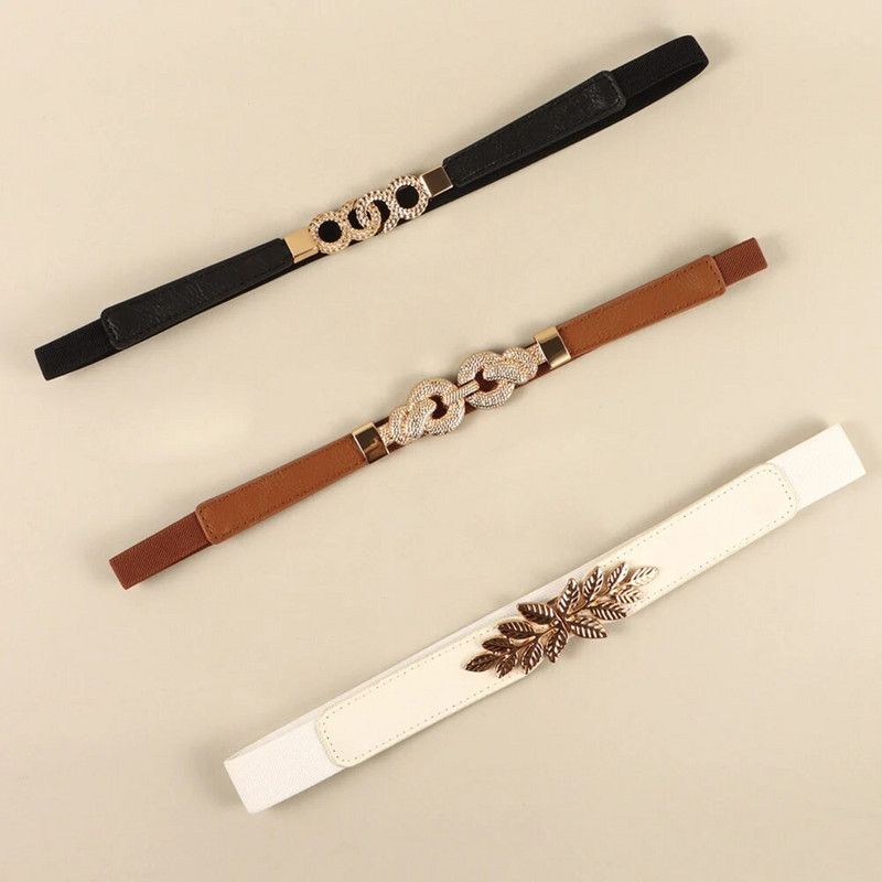 3 komada u kombinaciji remen ženska ukrasna elastika s haljinom džemper odijelo struk jednostavan remen svestrani modni remen