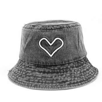 Πλυμένο τζιν καπέλο γυναικείο καπέλο ψαρά με φούρνο Unisex Bob Caps Hip Hop Gorros Men Panama Αντιανεμικό καπέλο εξωτερικού χώρου