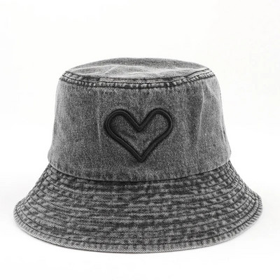 Mosott farmer Vödörsapka Női Halászsapka l, uniszex Bob sapkák Hip Hop Gorros Férfi Panama Szélálló Vödörsapka Kültéri