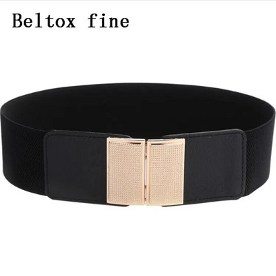 Moodne elastne lai vöö naistele veniv paks vöökoht kleit kaunistuseks vöökoht