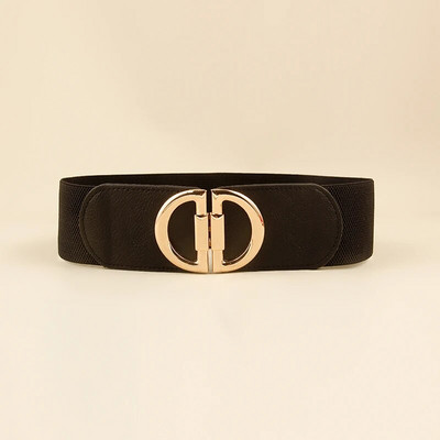 Ženski modni elastični široki izbor remena Dizajnerski luksuzni brend Zlatna kopča na struku Kaput Kaput Džemper Ukrasni pojas