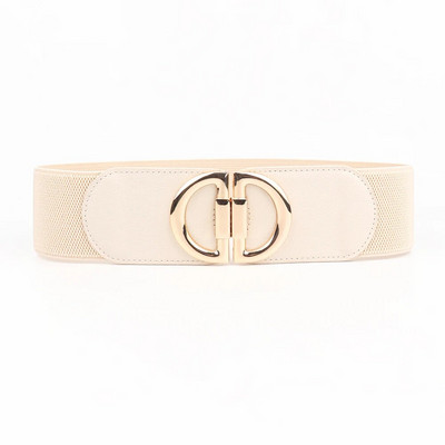 Ženski modni elastični široki izbor remena Dizajnerski luksuzni brend Zlatna kopča na struku Kaput Kaput Džemper Ukrasni pojas