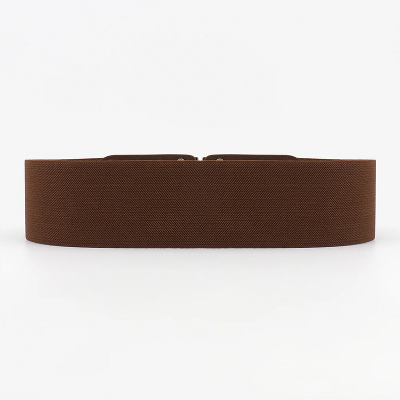 Ženski modni elastični široki izbor remena Dizajnerski luksuzni brend Zlatna kopča na struku Kaput Kaput Džemper Ukrasni pojas