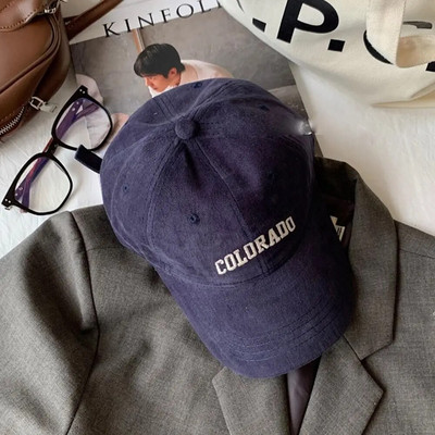 Sügis- ja suvine puuvillane kiri pesapallimütsi tikandid vabaaja mood Sport õues tähestik Lihtsad tippkübarad tüdrukute visiirid