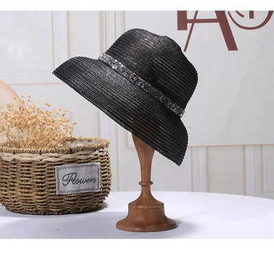 Šešir za sunce Srebrni šešir s velikim obodom, prozračan, suncobran, ženska svestrana krema za sunčanje, ljetni odmor, šešir za plažu, kapa za zaštitu od sunca