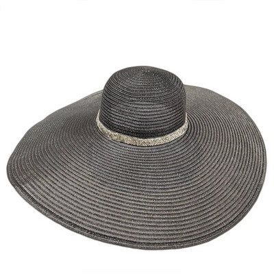 Šešir za sunce Srebrni šešir s velikim obodom, prozračan, suncobran, ženska svestrana krema za sunčanje, ljetni odmor, šešir za plažu, kapa za zaštitu od sunca