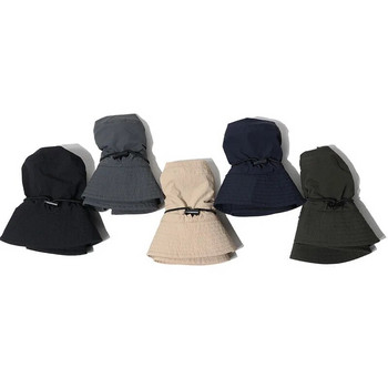 Καπέλο με κουβά με κορδόνι σχοινί Καλοκαίρι Quick Dry Αναπνεύσιμο Καπέλο Ψαρά για Άντρες Γυναικείο Αντιηλιακό Αντιηλιακό Αντιηλιακό Κάλυμμα εξωτερικού χώρου