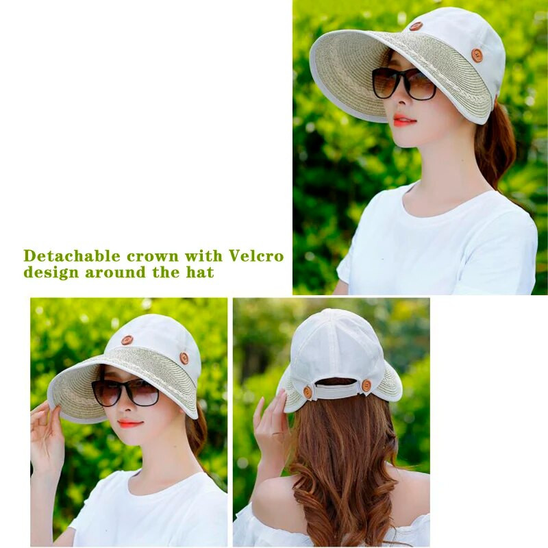 Ljetni novi šešir za sunčanje za putovanja na otvorenom Otporan na sunce i prozračan Cool korejski modni šešir za sunce Ženski šešir Veleprodaja