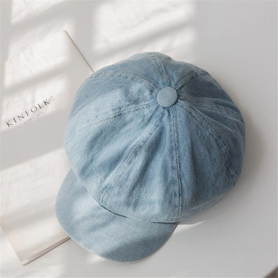 Γιαπωνέζικο φοιτητικό καπέλο κάνει παλιό καουμπόικο οκτάγωνο καπέλο ανδρών και γυναικών σε στυλ τεσσάρων εποχών ρετρό καπέλο καλλιτέχνη Beret WS-2552