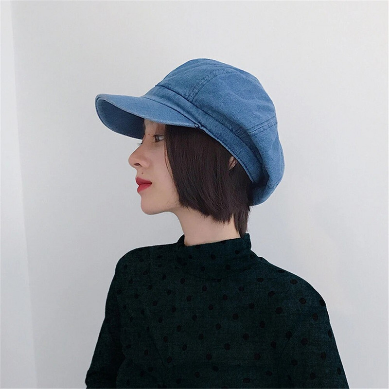 Γιαπωνέζικο φοιτητικό καπέλο κάνει παλιό καουμπόικο οκτάγωνο καπέλο ανδρών και γυναικών σε στυλ τεσσάρων εποχών ρετρό καπέλο καλλιτέχνη Beret WS-2552