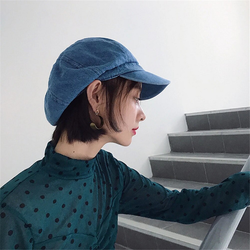 Γιαπωνέζικο φοιτητικό καπέλο κάνει παλιό καουμπόικο οκτάγωνο καπέλο ανδρών και γυναικών σε στυλ τεσσάρων εποχών ρετρό καπέλο καλλιτέχνη Beret WS-2552