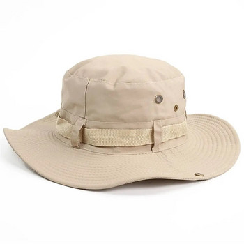 Καμουφλάζ Tactical Cap Military Boonie Hat Army Caps Camo Άντρες για υπαίθρια αθλητικά κουβάς ήλιου Καπέλα Ψάρεμα Πεζοπορία Καπέλα κυνηγιού ζούγκλας
