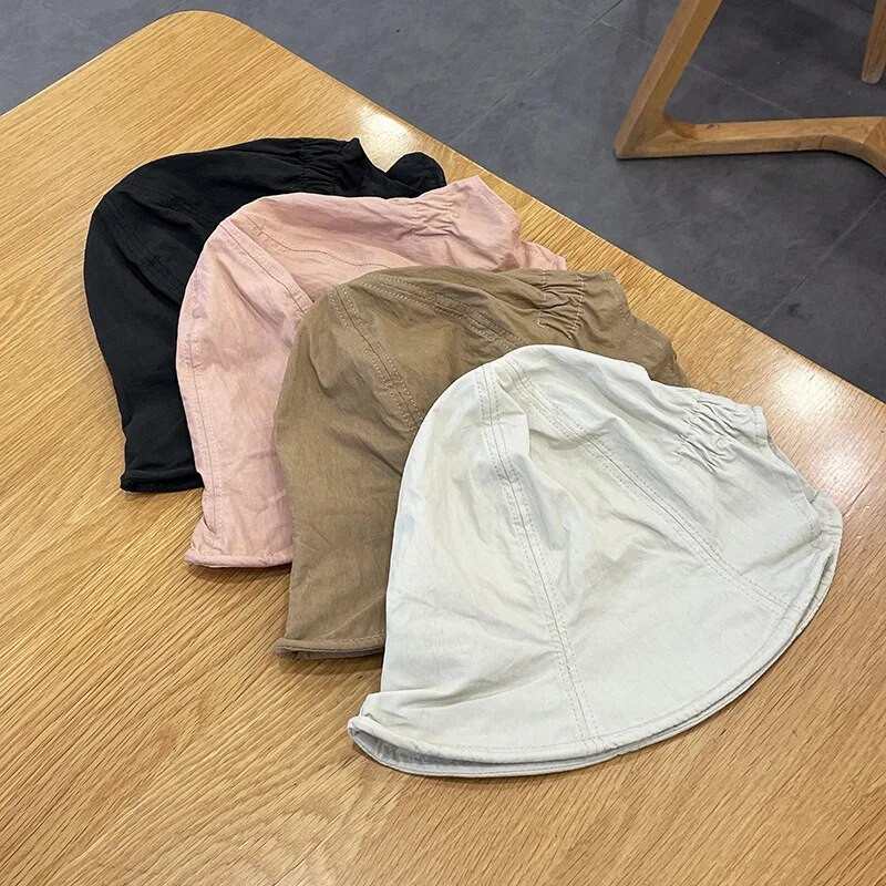 Kepurės vyrams, moterys, vasarinės Panamos bobas, vienspalvės hiphopo kepuraitės, lauko kepurės, skėčiai nuo saulės, žvejo kepurė, 2023 m. mergaitėms