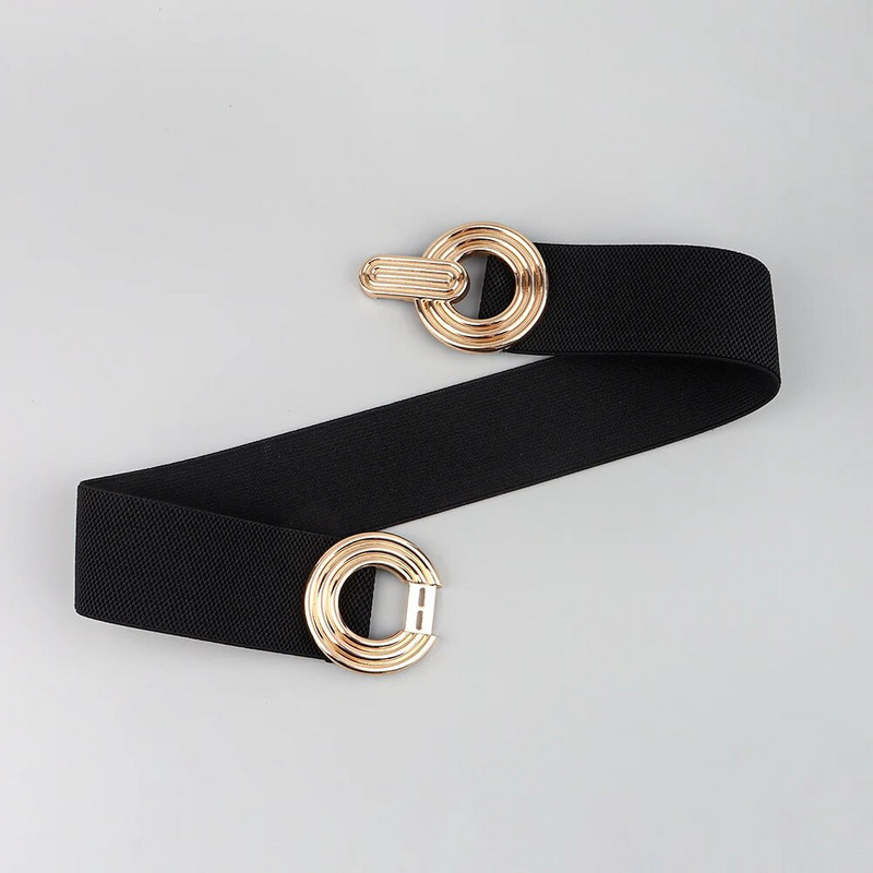 Moodsad kleidirihmad naistele Lihtne vöökoht elastne naistepael, ümmargune pandlaga kaunistus mantel kampsun peo vöö vöö vöö kingitus