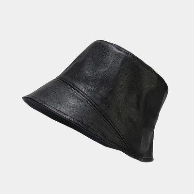 2022. őszi pu egyszínű vödörsapka Halászsapka kültéri utazósapka lányoknak és nőknek 216