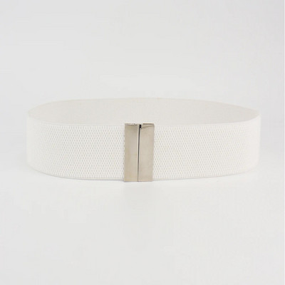 Kvaliteetsed vööd naistele must vöökoht elastne naiste rihm ümmargune pandlaga kaunistus mantel kampsun moekleit riisivalge