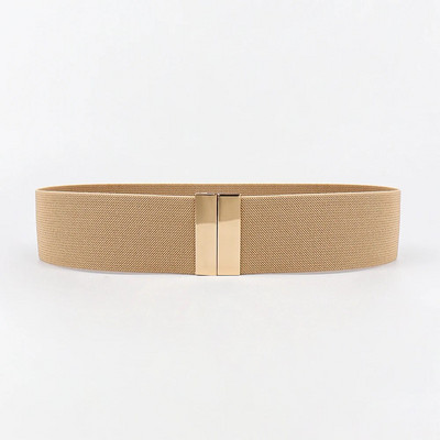 Kvaliteetsed vööd naistele must vöökoht elastne naiste rihm ümmargune pandlaga kaunistus mantel kampsun moekleit riisivalge