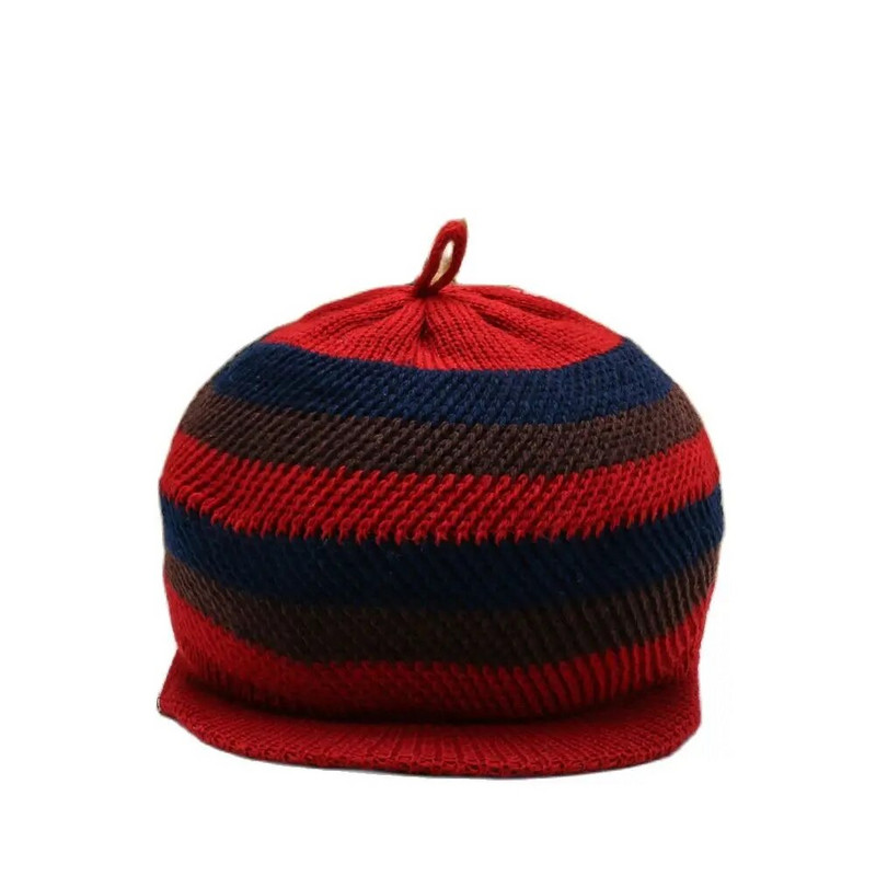 Zimske kape sa šiltom za žene Deblje dvostrane kape Karirana pletena kapa za djevojčice Jesenska kapa za djevojčice Toplija mekana kapa s šeširom Ležerna kapa