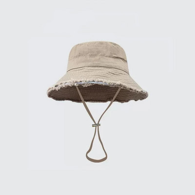 Suvine Bob Bucket Müts Naised Mehed Ranna päikesemüts Luksuslik Disainer Bränd Frayed Expedition koppkübarad Y2K stiilis pesapalli golfimütsid