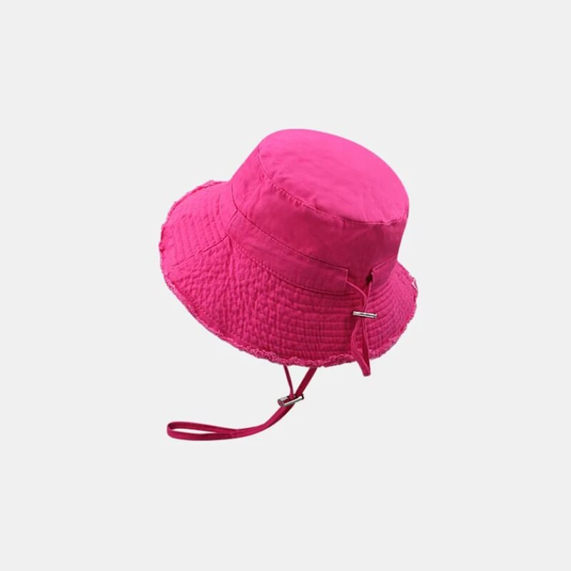 Suvine Bob Bucket Müts Naised Mehed Ranna päikesemüts Luksuslik Disainer Bränd Frayed Expedition koppkübarad Y2K stiilis pesapalli golfimütsid