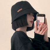 Proljeće Jesen Ženski šešir s kantom Jednobojni sklopivi ribarski šeširi za djevojčice dame Panama kapa za umivaonik