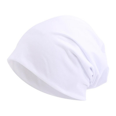 Beanie Pamučna kapa za žene Muškarci Jesen Zima Elastična ležerna jednobojna kapa za kemoterapiju Kapa za jahanje Kapa za trčanje
