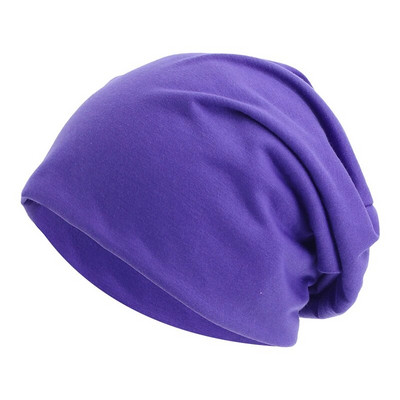 Beanie Pamučna kapa za žene Muškarci Jesen Zima Elastična ležerna jednobojna kapa za kemoterapiju Kapa za jahanje Kapa za trčanje