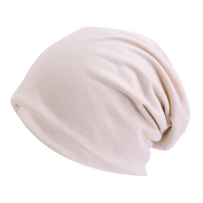 Beanie Pamučna kapa za žene Muškarci Jesen Zima Elastična ležerna jednobojna kapa za kemoterapiju Kapa za jahanje Kapa za trčanje