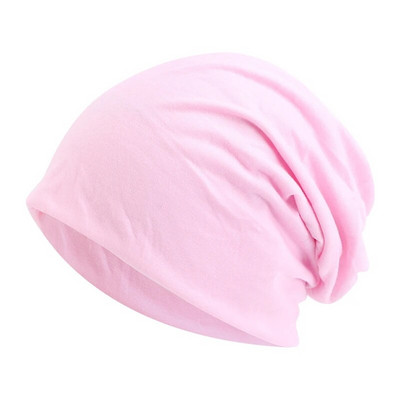 Beanie Pamučna kapa za žene Muškarci Jesen Zima Elastična ležerna jednobojna kapa za kemoterapiju Kapa za jahanje Kapa za trčanje