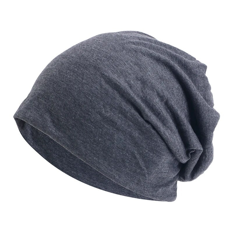 Beanie Pamučna kapa za žene Muškarci Jesen Zima Elastična ležerna jednobojna kapa za kemoterapiju Kapa za jahanje Kapa za trčanje