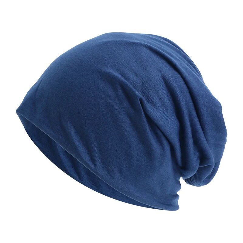 Beanie Pamučna kapa za žene Muškarci Jesen Zima Elastična ležerna jednobojna kapa za kemoterapiju Kapa za jahanje Kapa za trčanje