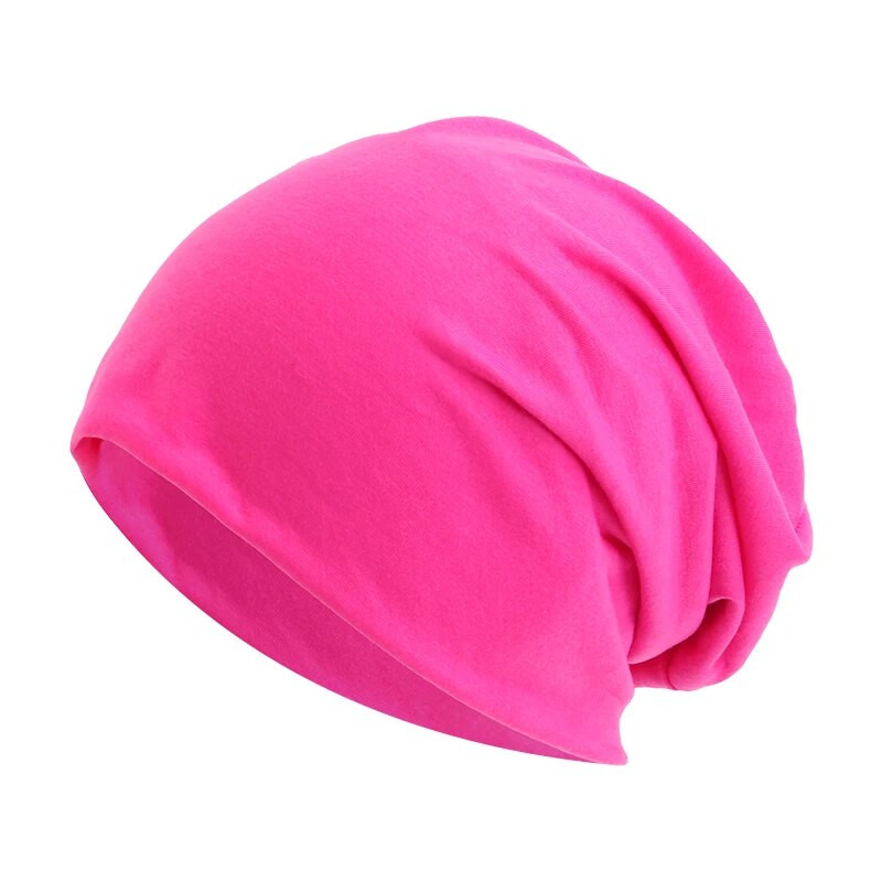 Beanie Pamučna kapa za žene Muškarci Jesen Zima Elastična ležerna jednobojna kapa za kemoterapiju Kapa za jahanje Kapa za trčanje