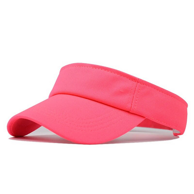 Suvemüts naistele päikesesirmi mütsid Top Tühi ühevärviline spordijooksmine golfi tennise müts tüdrukule päikesemüts reguleeritav