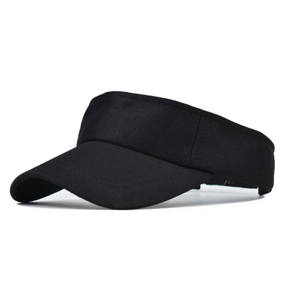 Suvemüts naistele päikesesirmi mütsid Top Tühi ühevärviline spordijooksmine golfi tennise müts tüdrukule päikesemüts reguleeritav