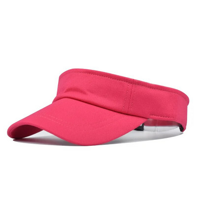 Suvemüts naistele päikesesirmi mütsid Top Tühi ühevärviline spordijooksmine golfi tennise müts tüdrukule päikesemüts reguleeritav