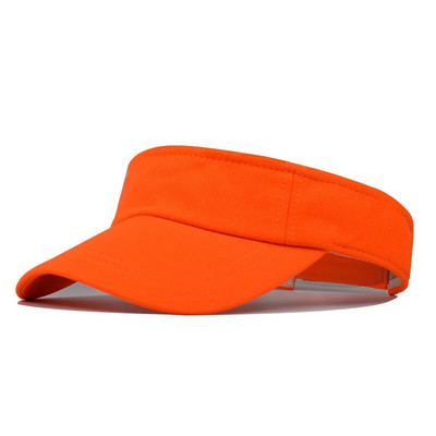 Suvemüts naistele päikesesirmi mütsid Top Tühi ühevärviline spordijooksmine golfi tennise müts tüdrukule päikesemüts reguleeritav