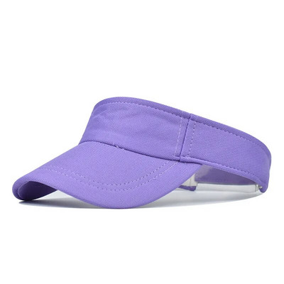 Suvemüts naistele päikesesirmi mütsid Top Tühi ühevärviline spordijooksmine golfi tennise müts tüdrukule päikesemüts reguleeritav