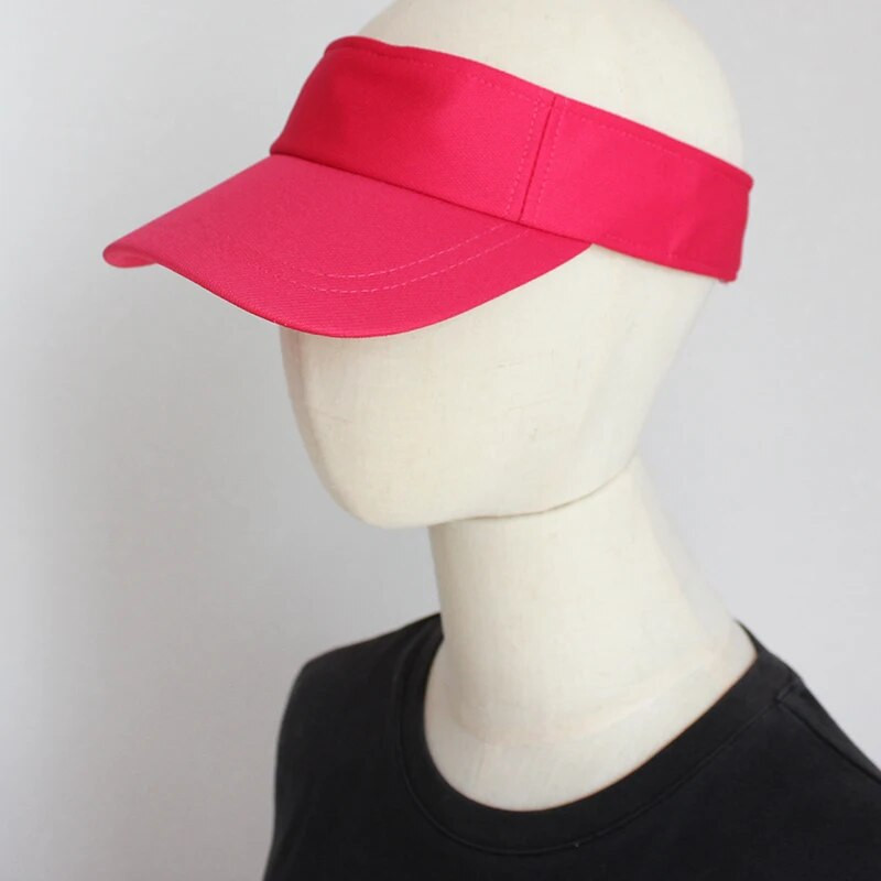 Suvemüts naistele päikesesirmi mütsid Top Tühi ühevärviline spordijooksmine golfi tennise müts tüdrukule päikesemüts reguleeritav
