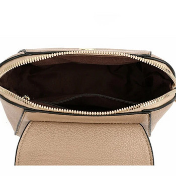 Луксозна дизайнерска едноцветна дамска малка ръчна чанта Модна чанта през рамо Дамска чанта за през рамо от изкуствена кожа Bolsas